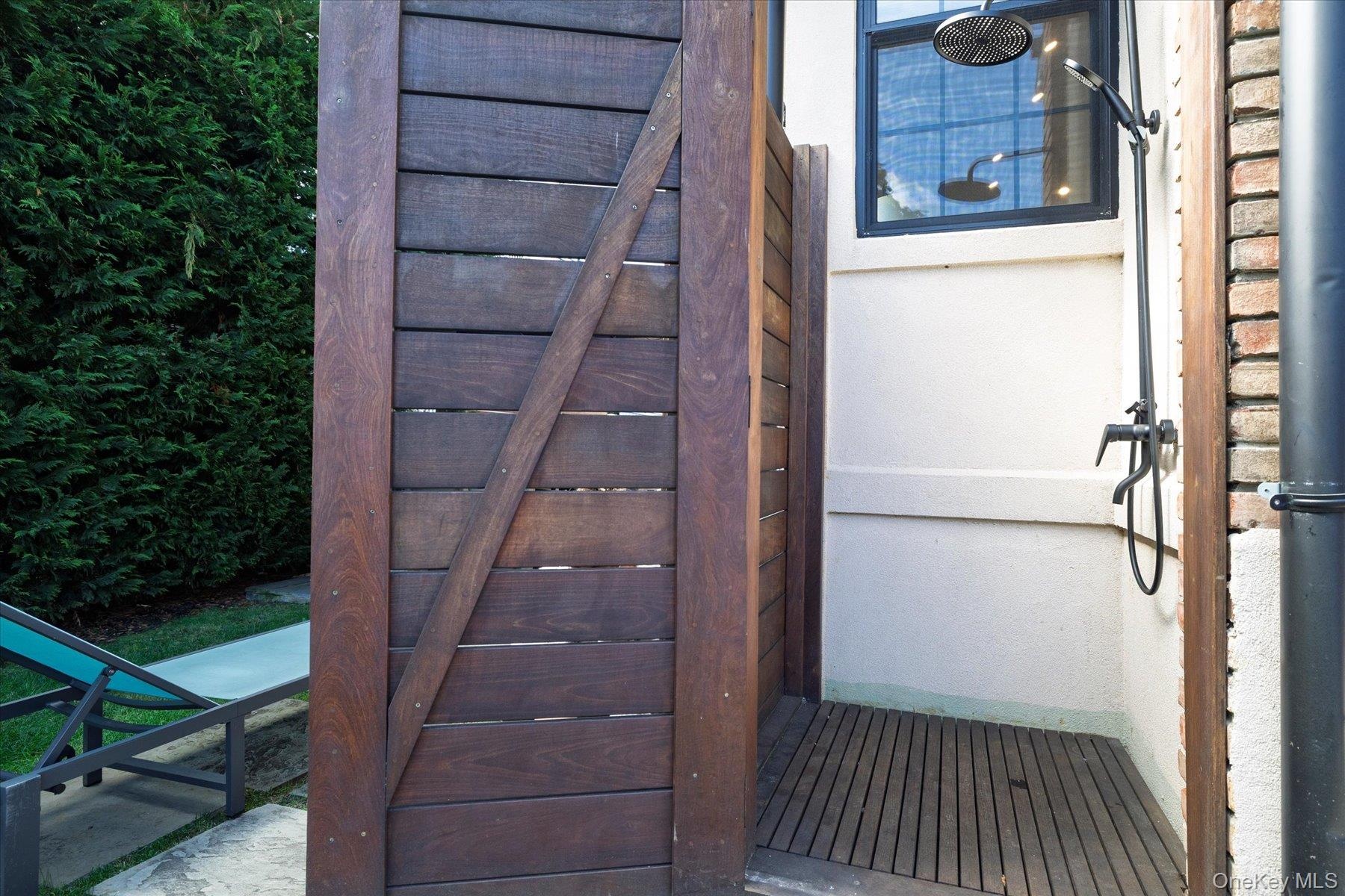 Outdoor shower
