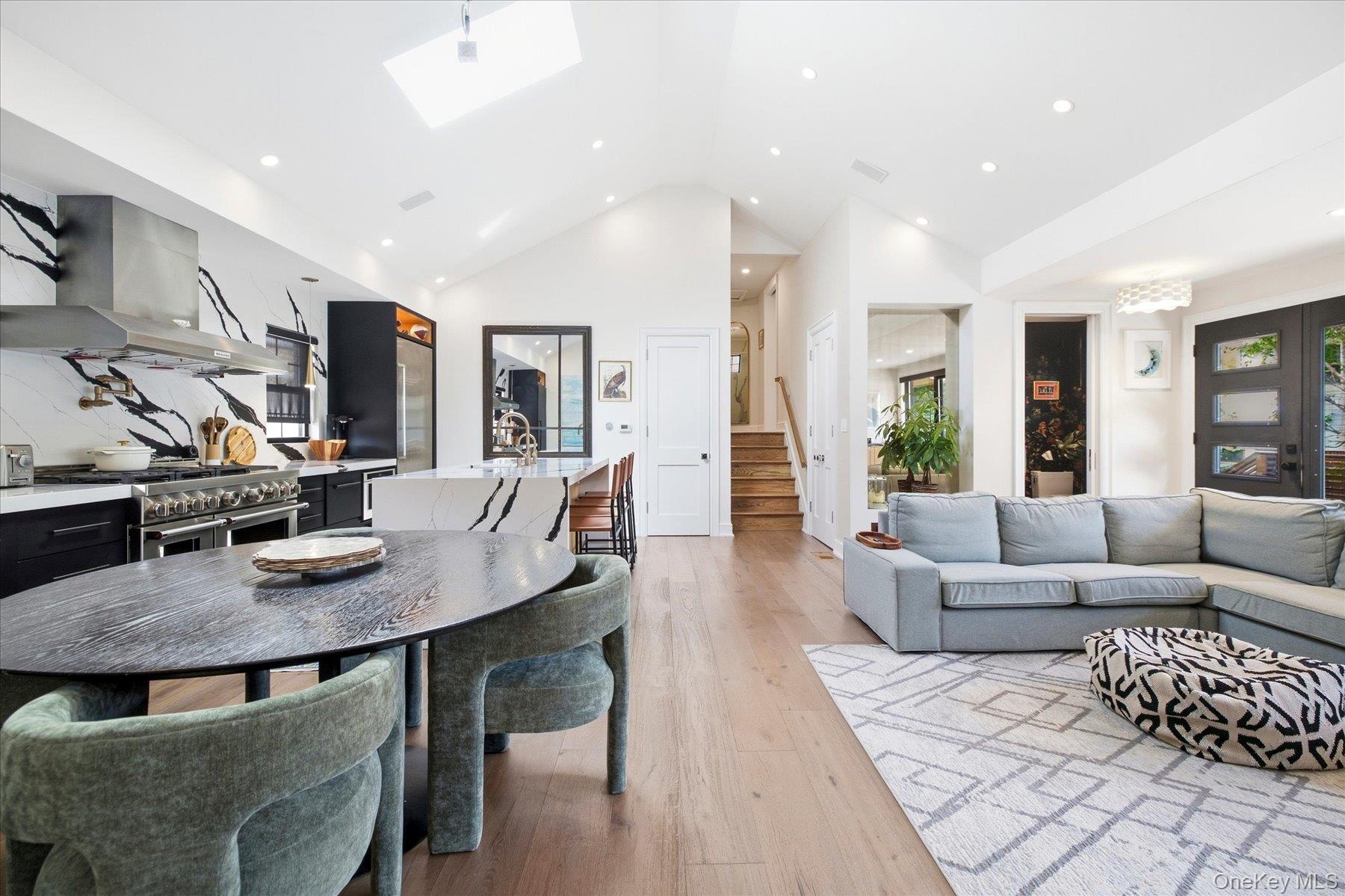 Open living space with plenty of room for dining, lounging, and entertaining