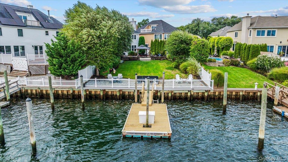Aerial of new dock