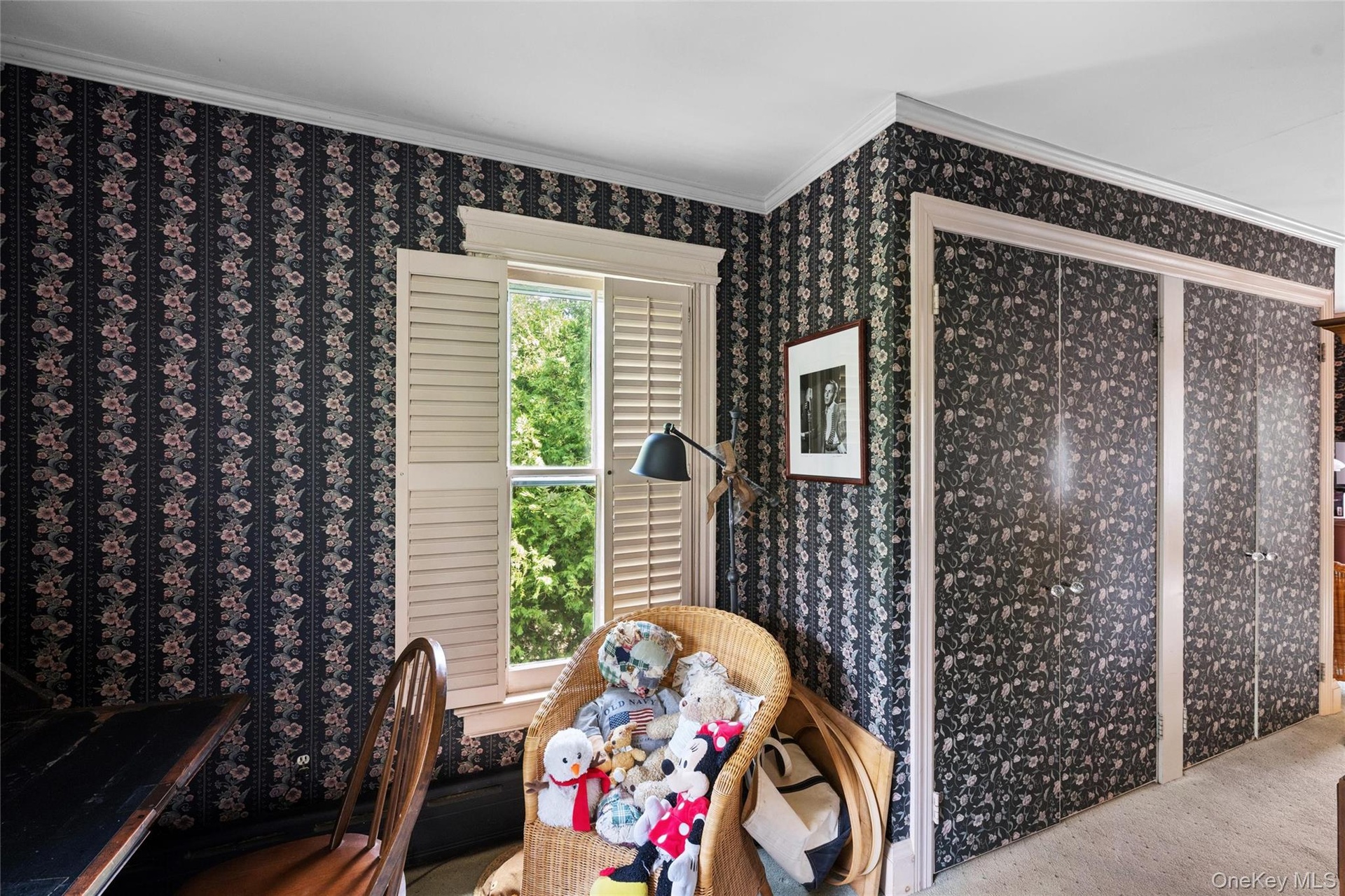 Primary bedroom with double closets