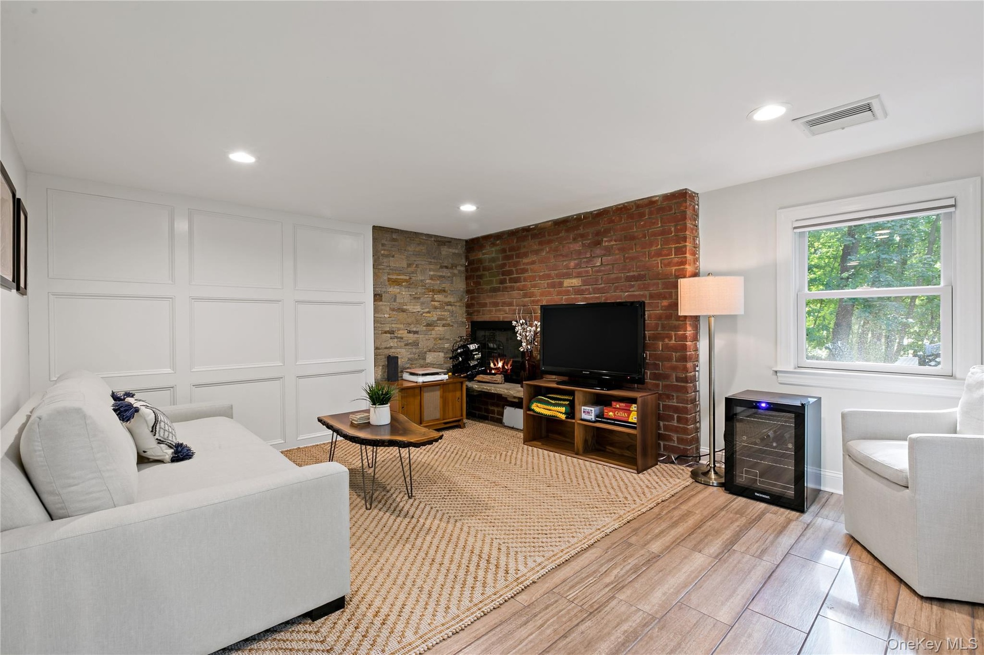 Family Room with fireplace