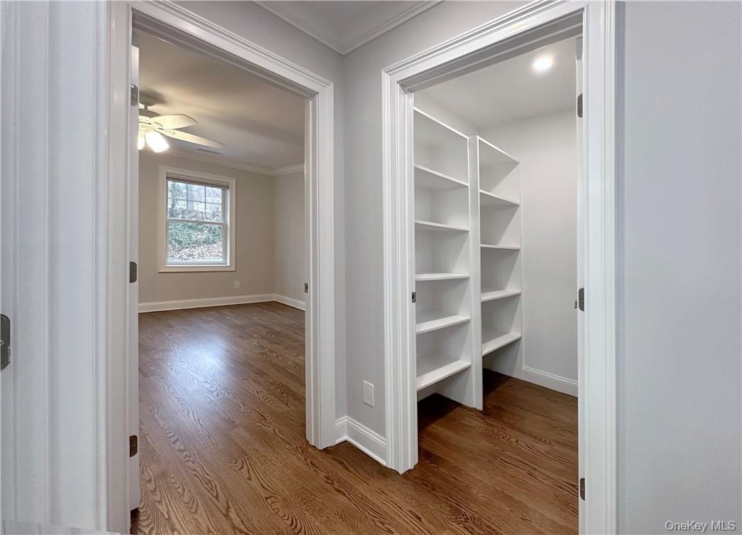 Spacious hall storage closet!