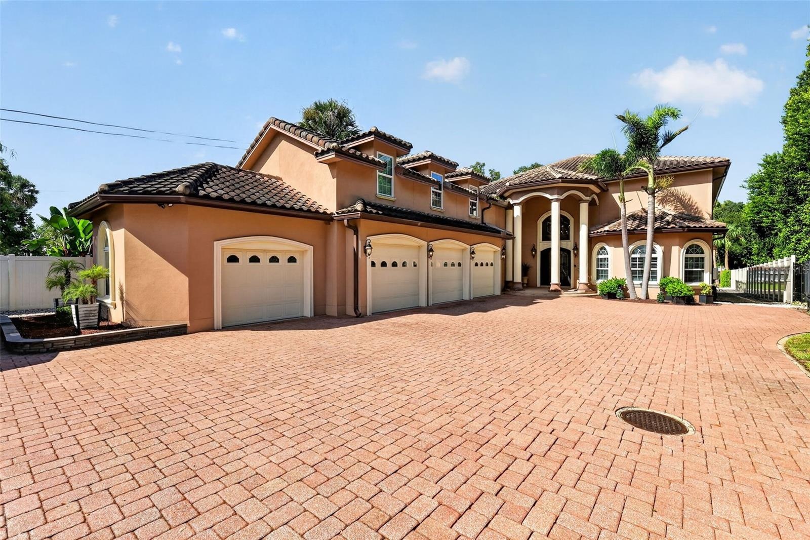 Front View with Paver Driveway