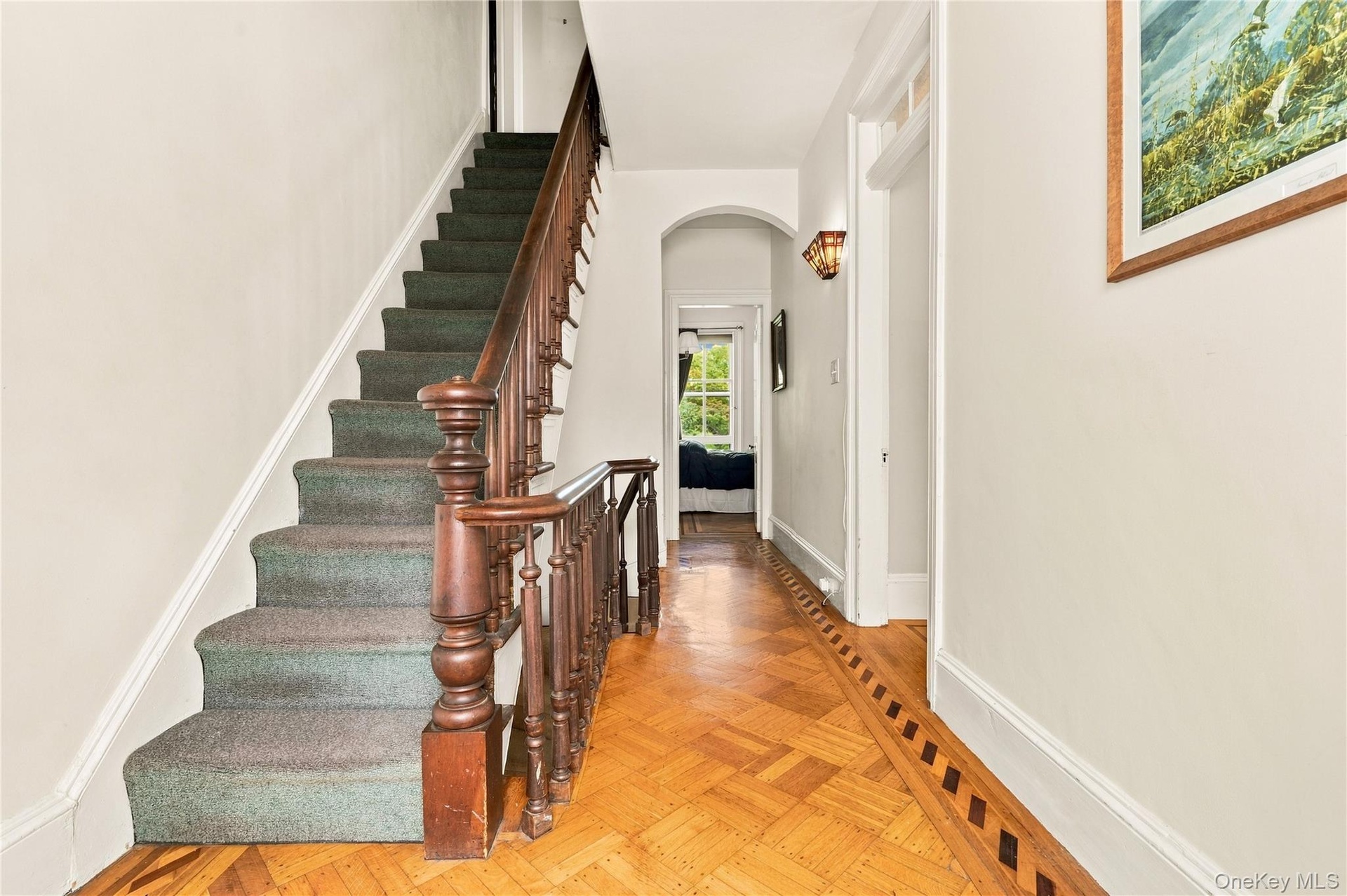 staircase to third floor