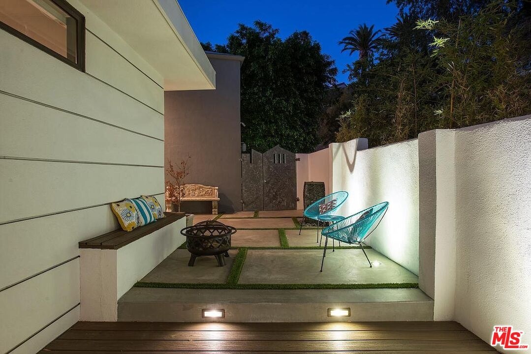 Gated courtyard