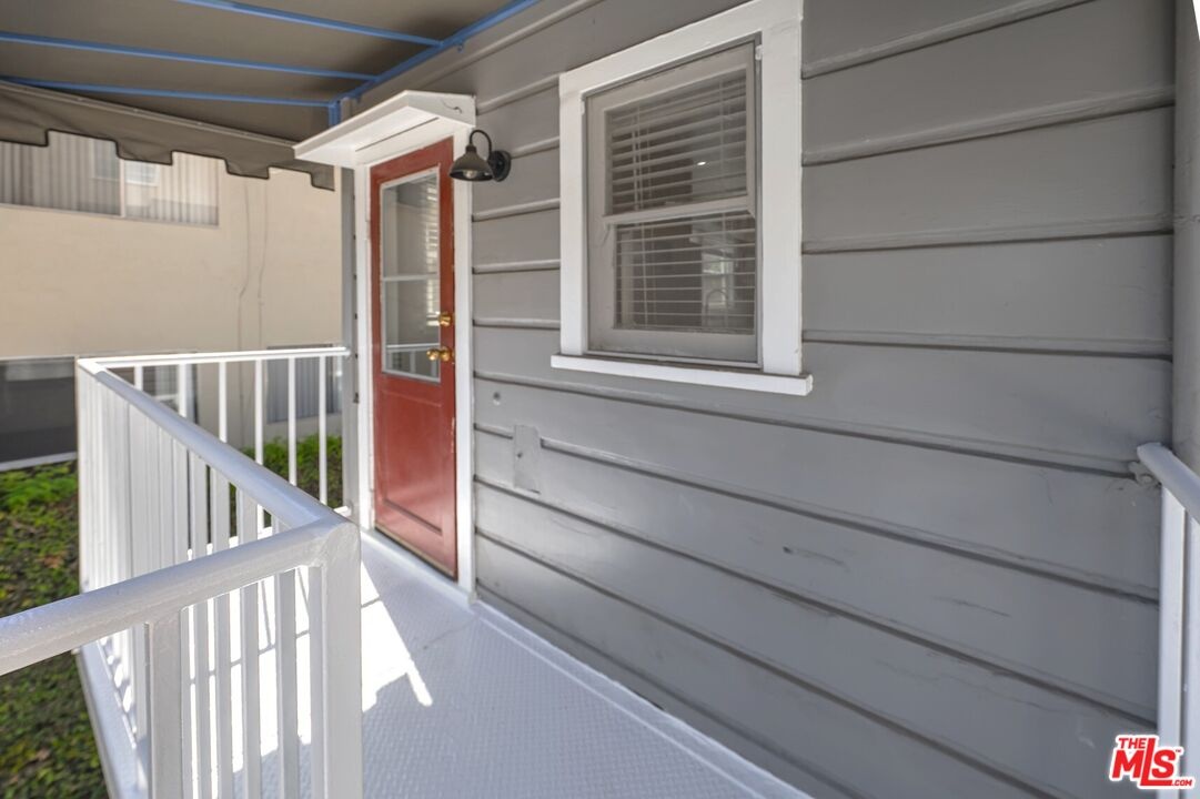 Upstairs backdoor