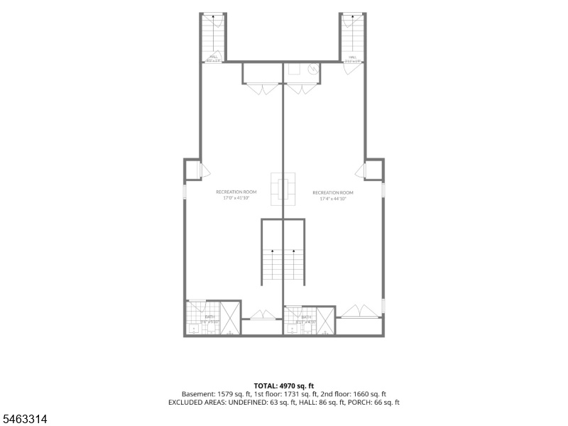 Rec Rm Level  of Both Units