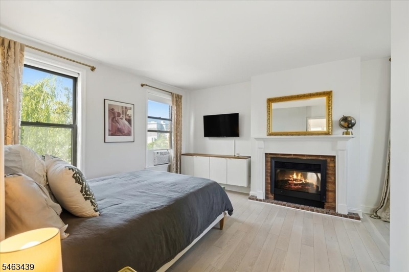 Bedroom w/Fireplace
