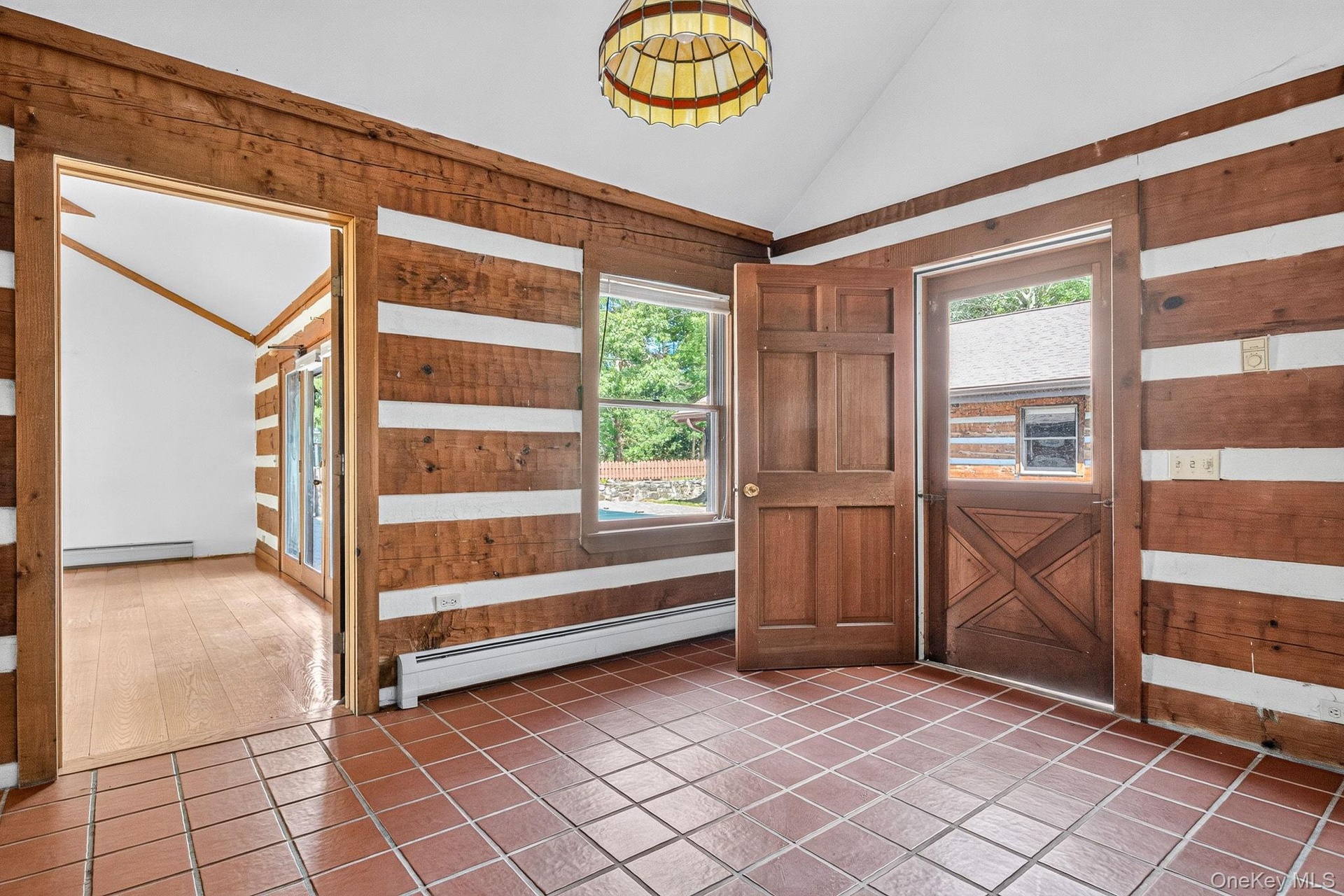 Mudroom/courtyard entrance to second residence.