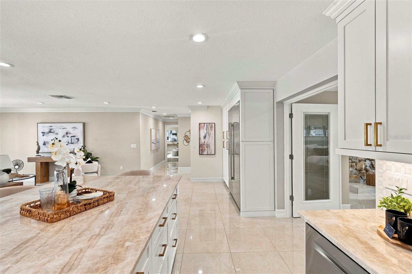 Open Concept Kitchen view from Center Island