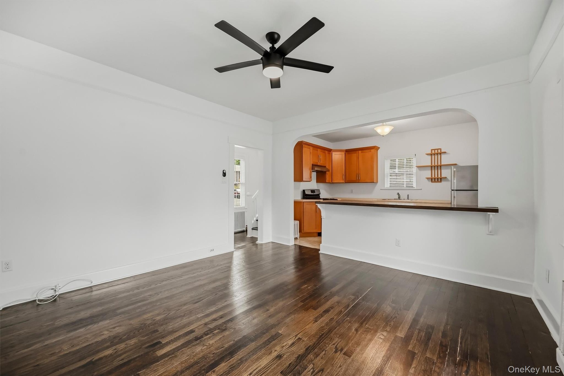 Unit A - Living Room open to Kitchen