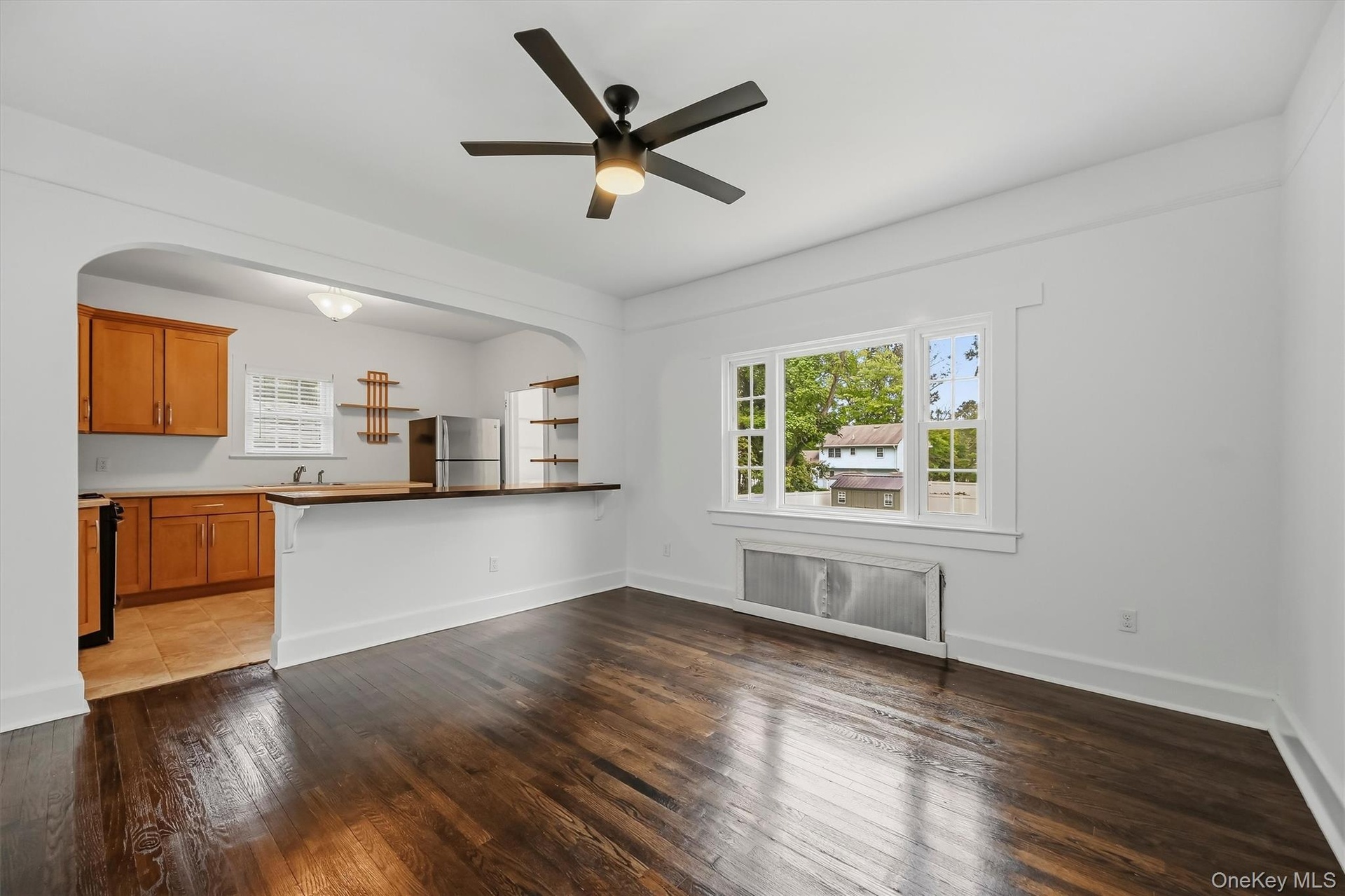 Unit A - Kitchen Open to Living Room