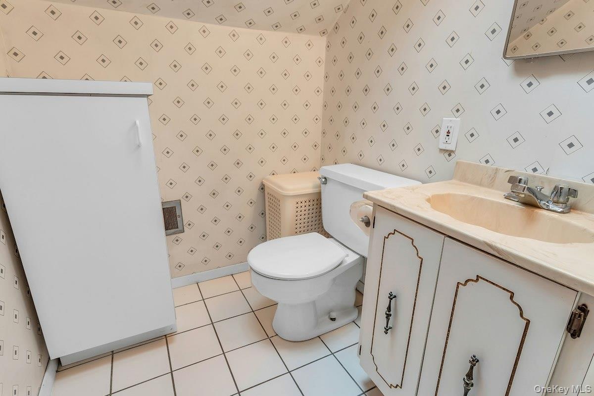 Half Bath on Second Level