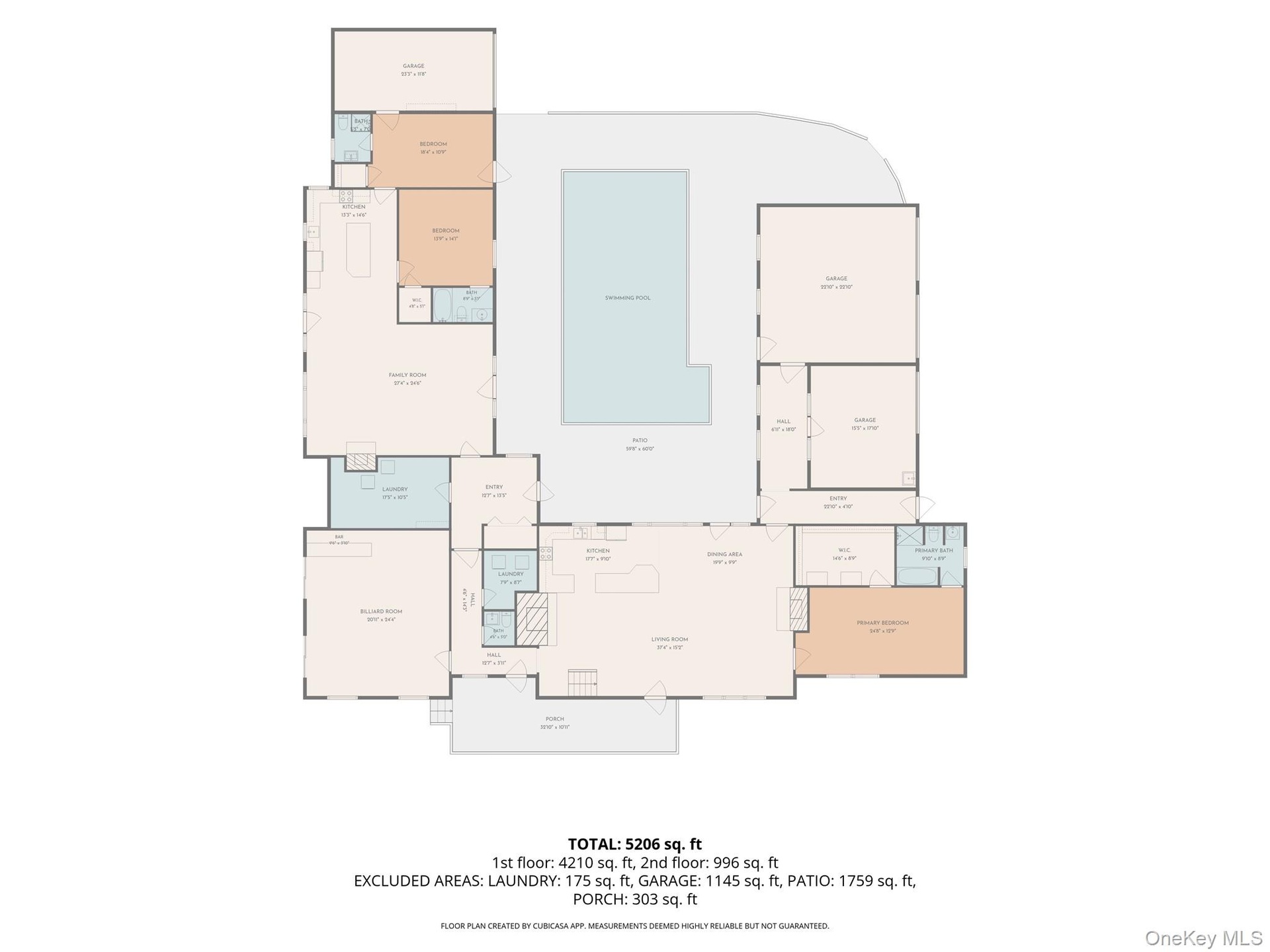 Main level - both residences