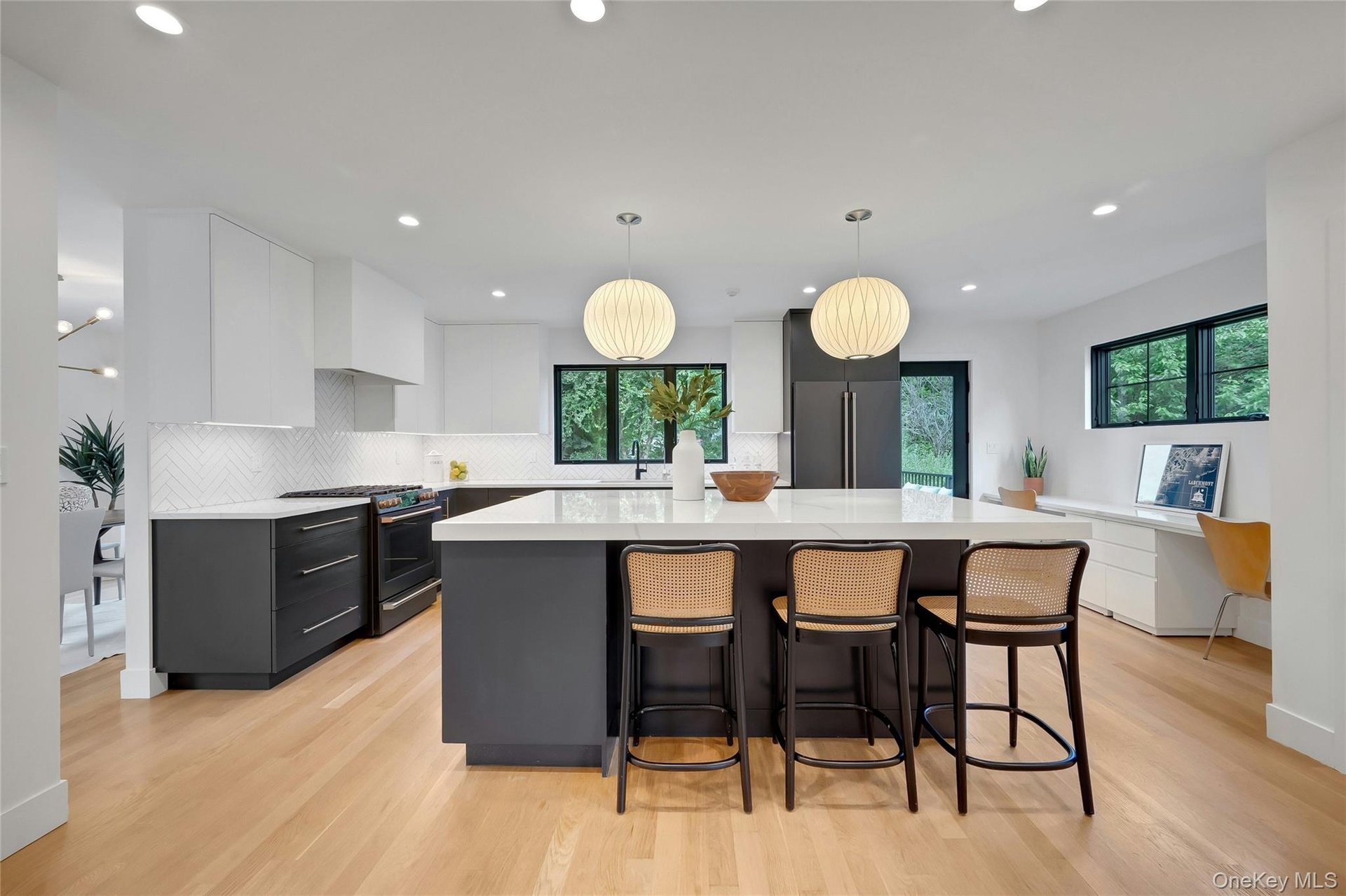 The kitchen was thoughtfully designed for function and flow!