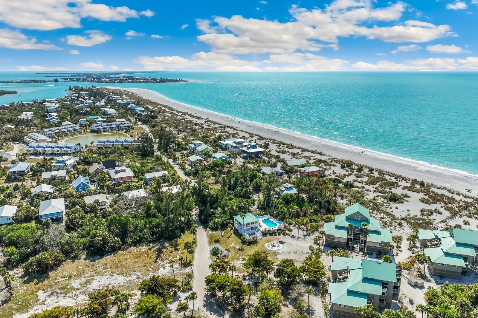 Aerial view looking south toward Boca Grande