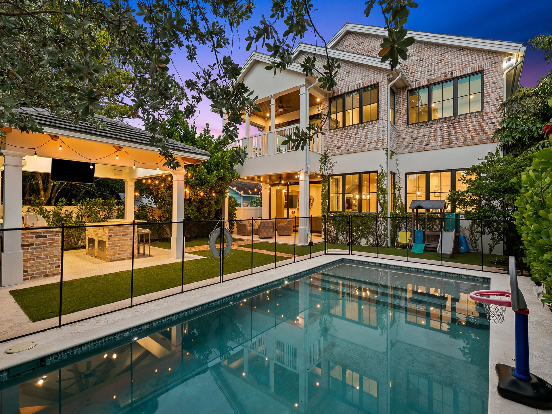 Pool and covered patio