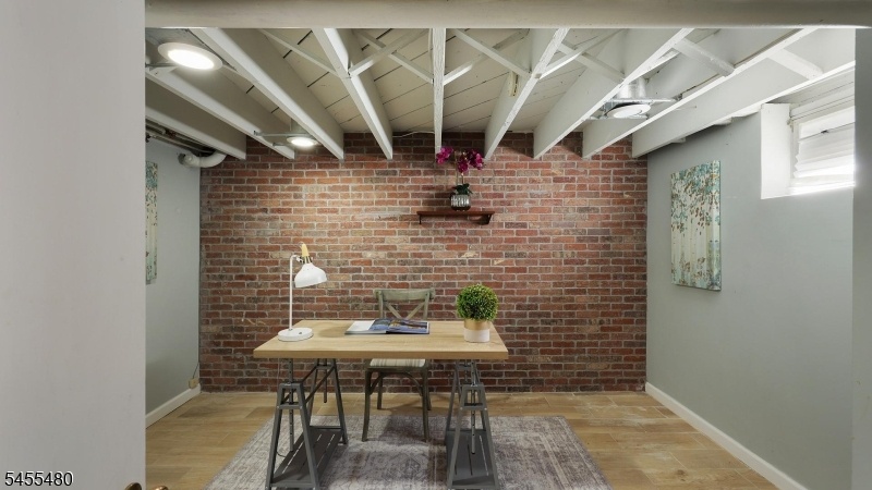 Home Office in Basement