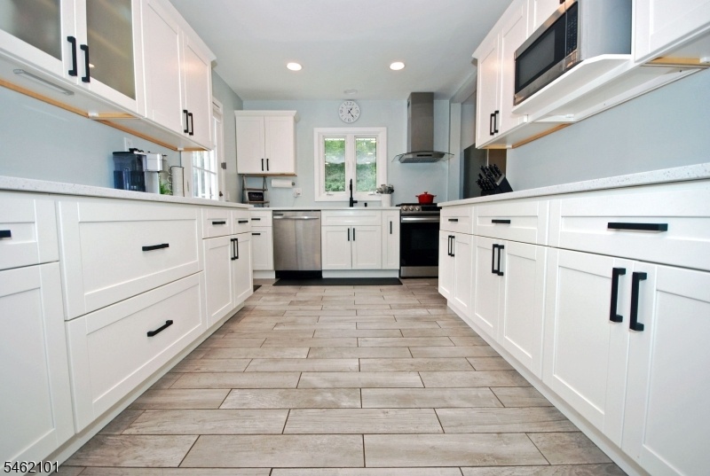 High-End White Custom Cabinets