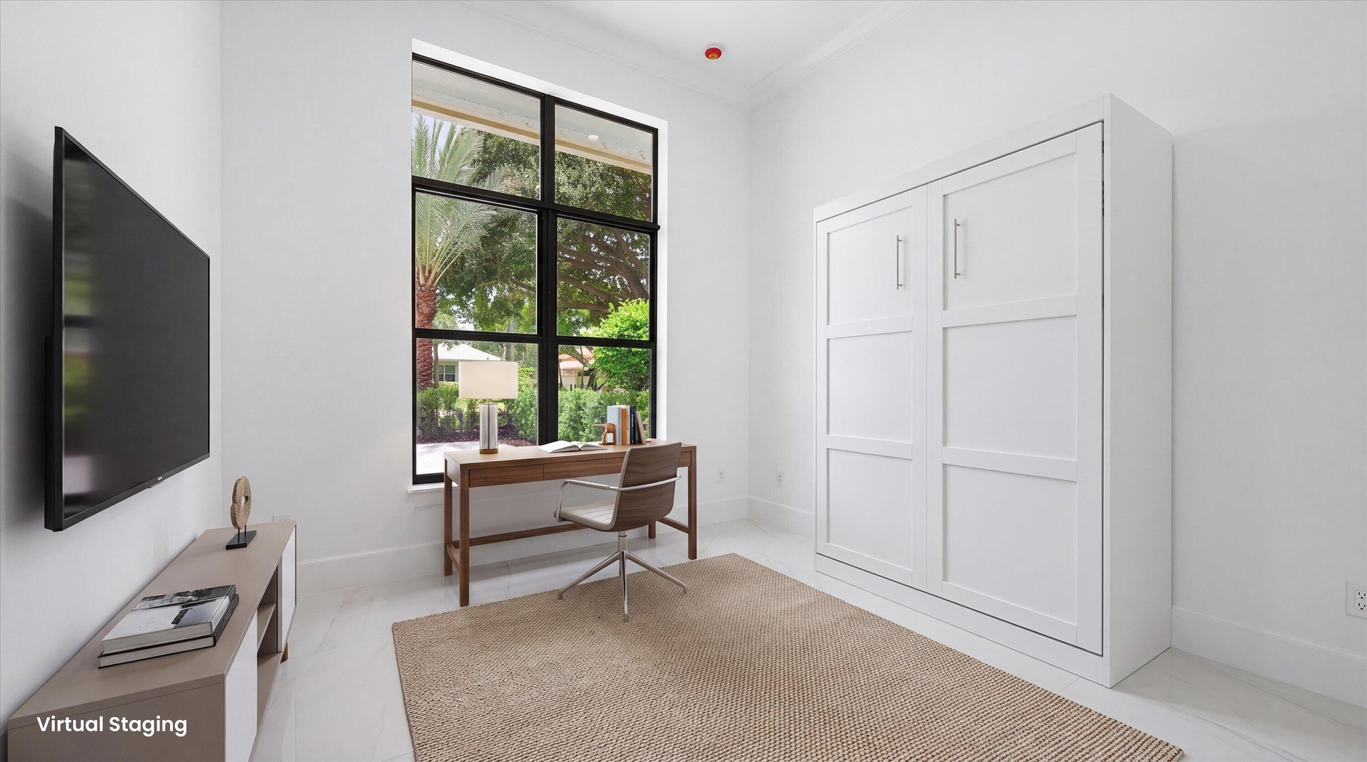 This room is virtually staged.