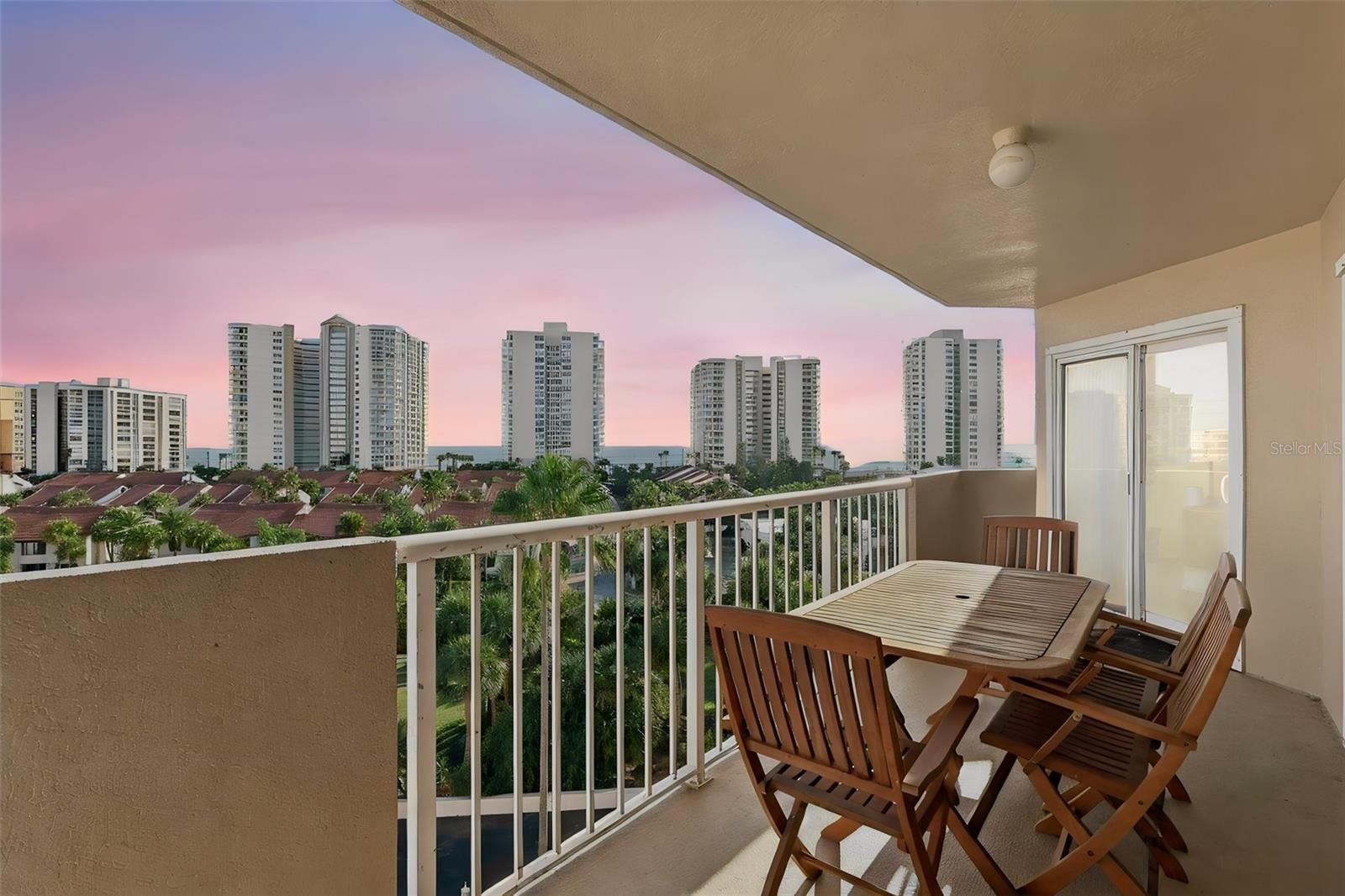 Main Level balcony accessible from 2 bedrooms and living room