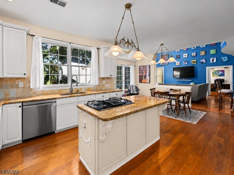 recently painted kitchen