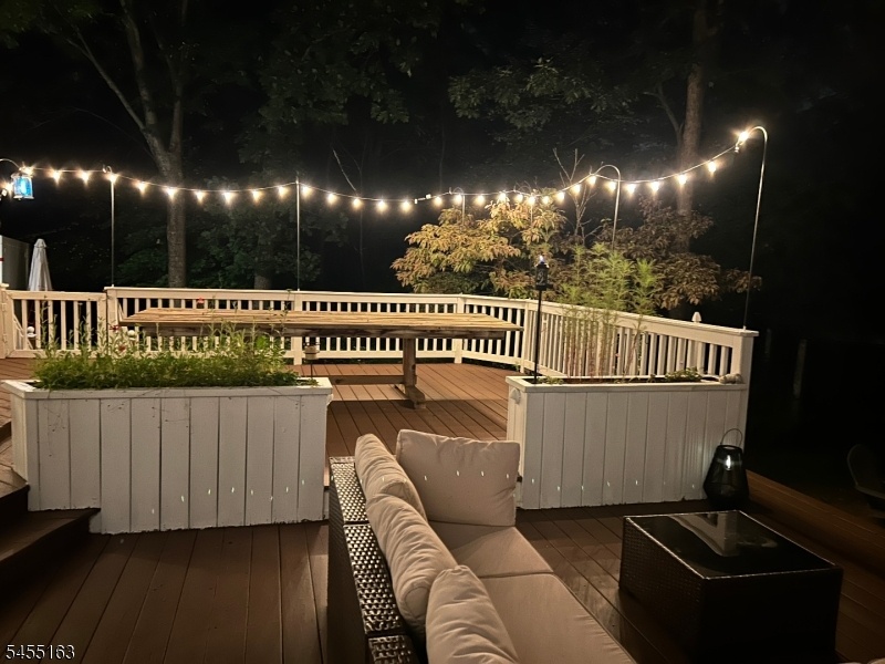 Deck in evening