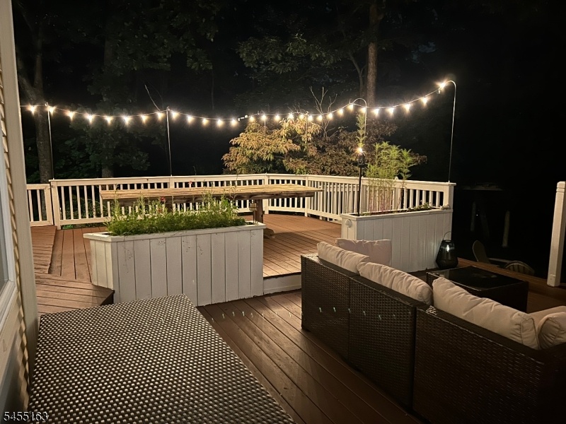Deck in evening