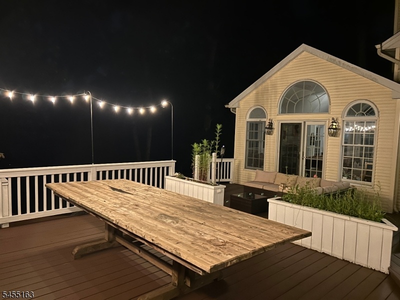 Deck in evening