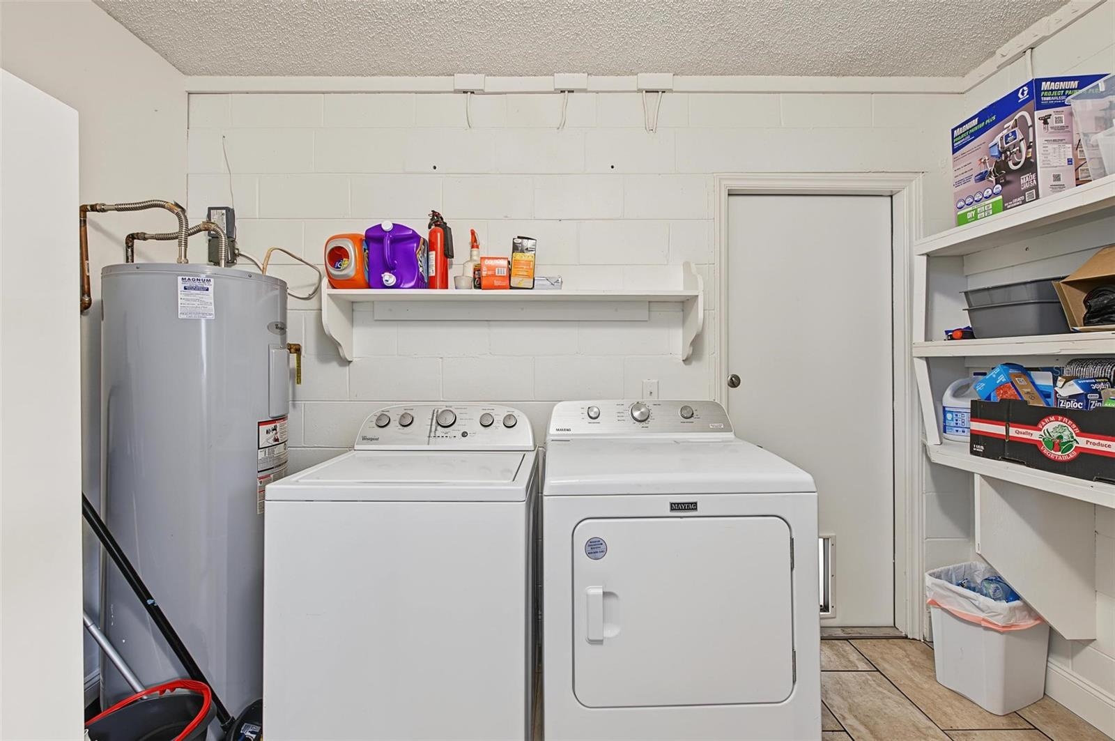 first floor laundry room