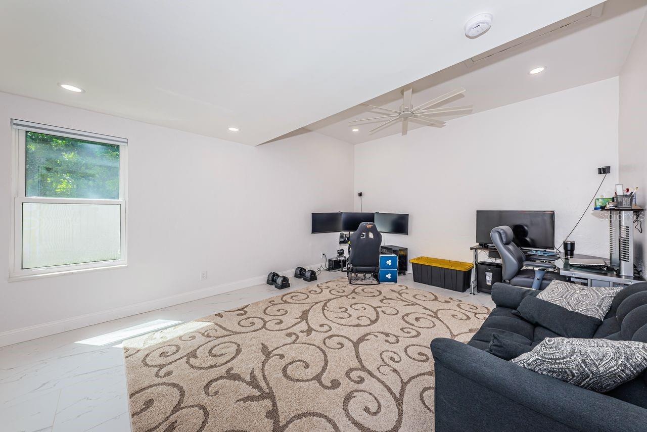 Bedroom 2 with vaulted ceitling