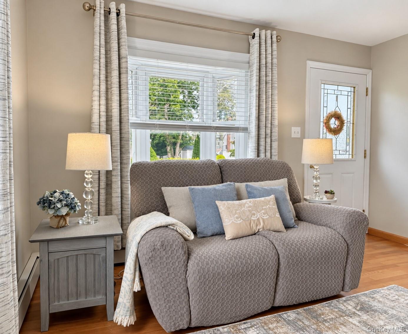 Bay Window, Decorative Glass Entry Door and Add'l Window