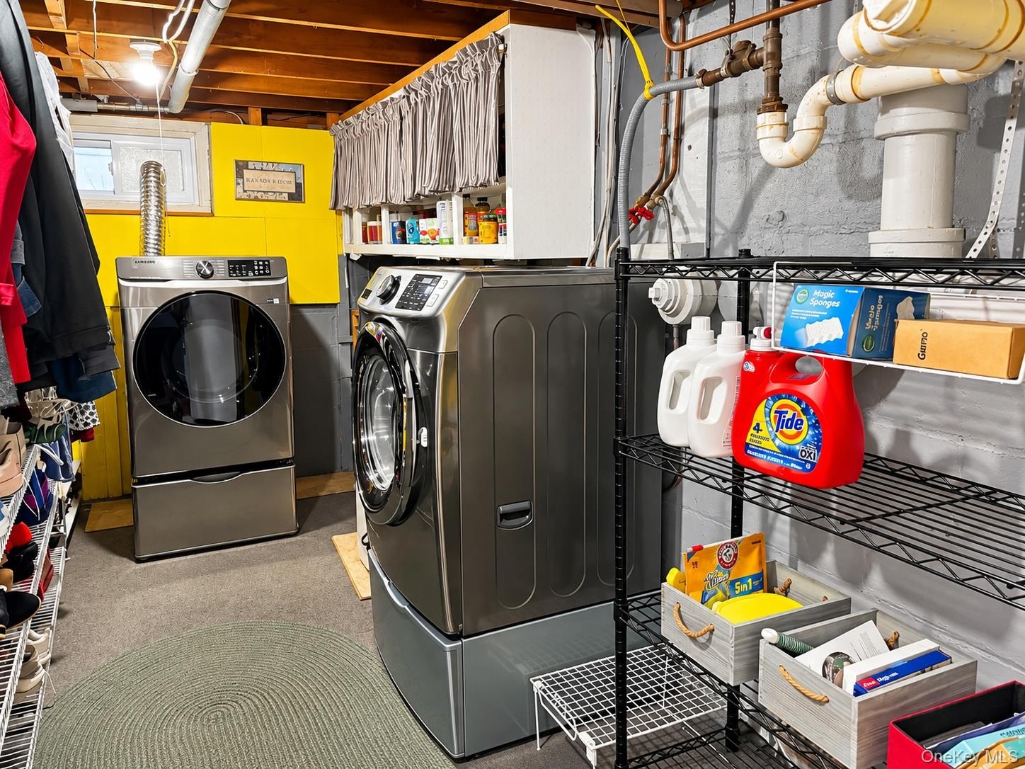 Laundry and Storage space.