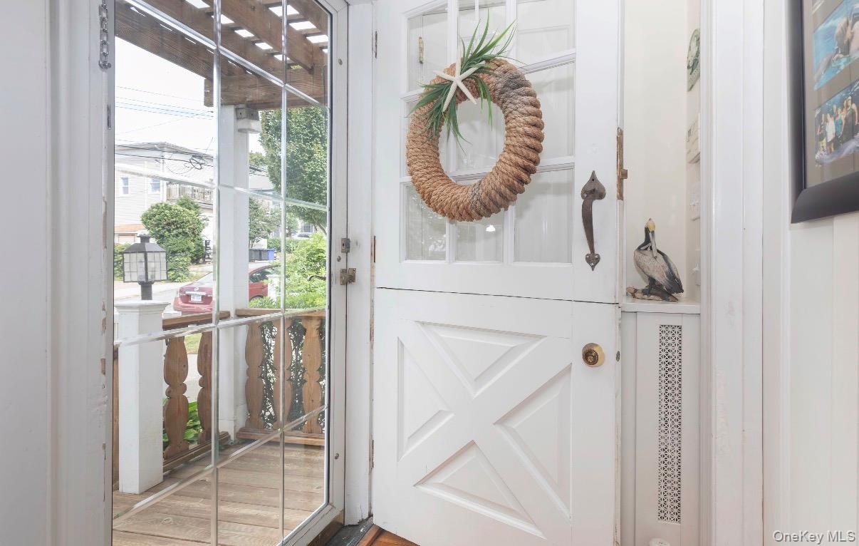 Gorgeous Dutch door at the entrance of the home