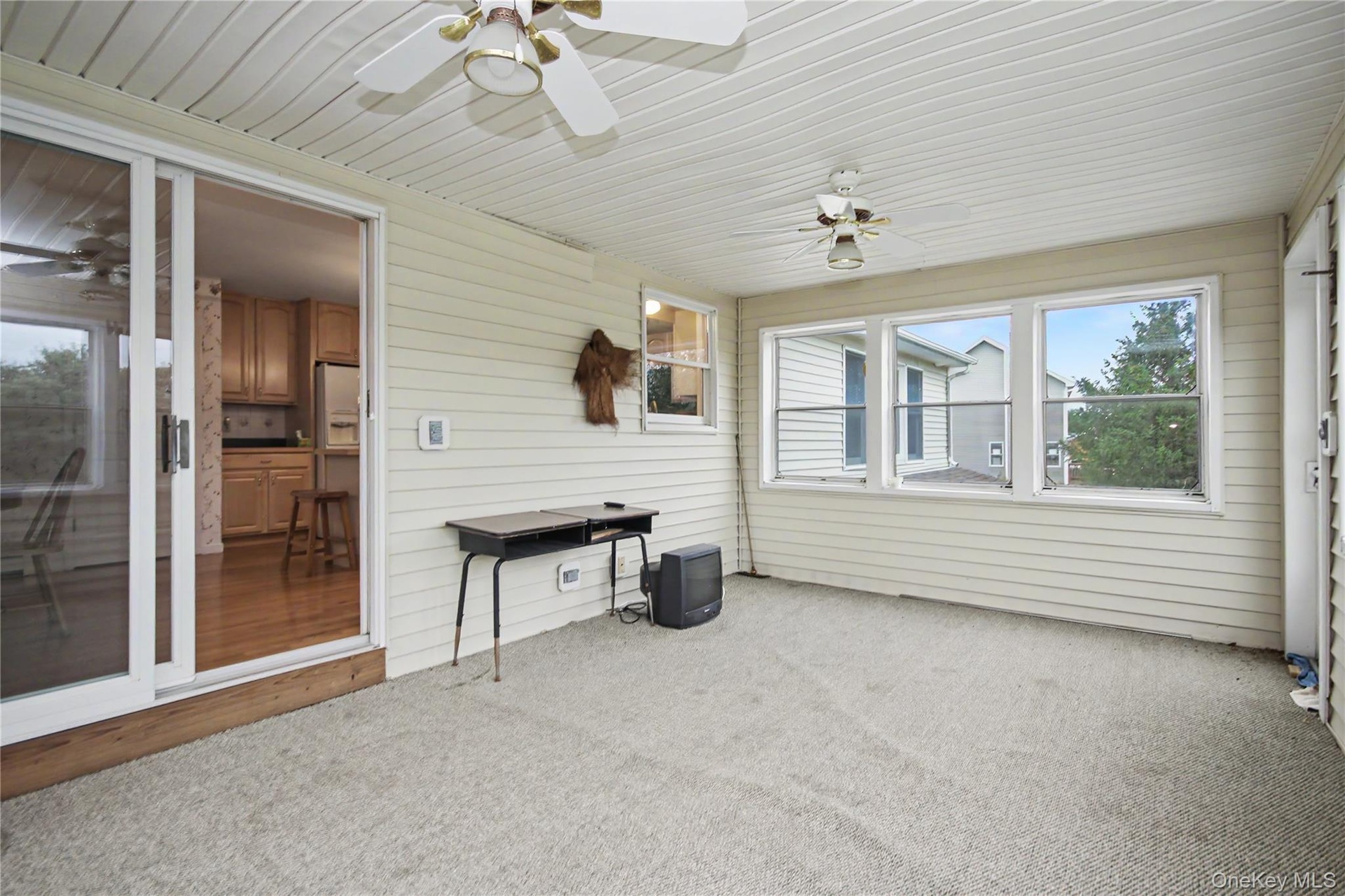Sun Room is off the Kitchen