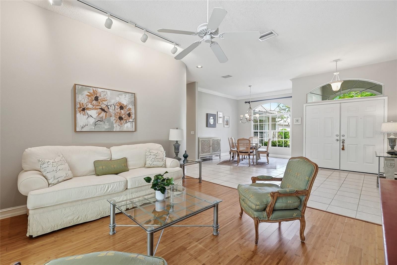 Second living room perfect for multi-generational living.
