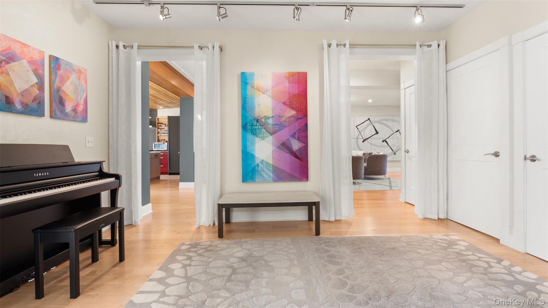 Ample space for exercise, music, art studio or work space.  Can be easily divided.
