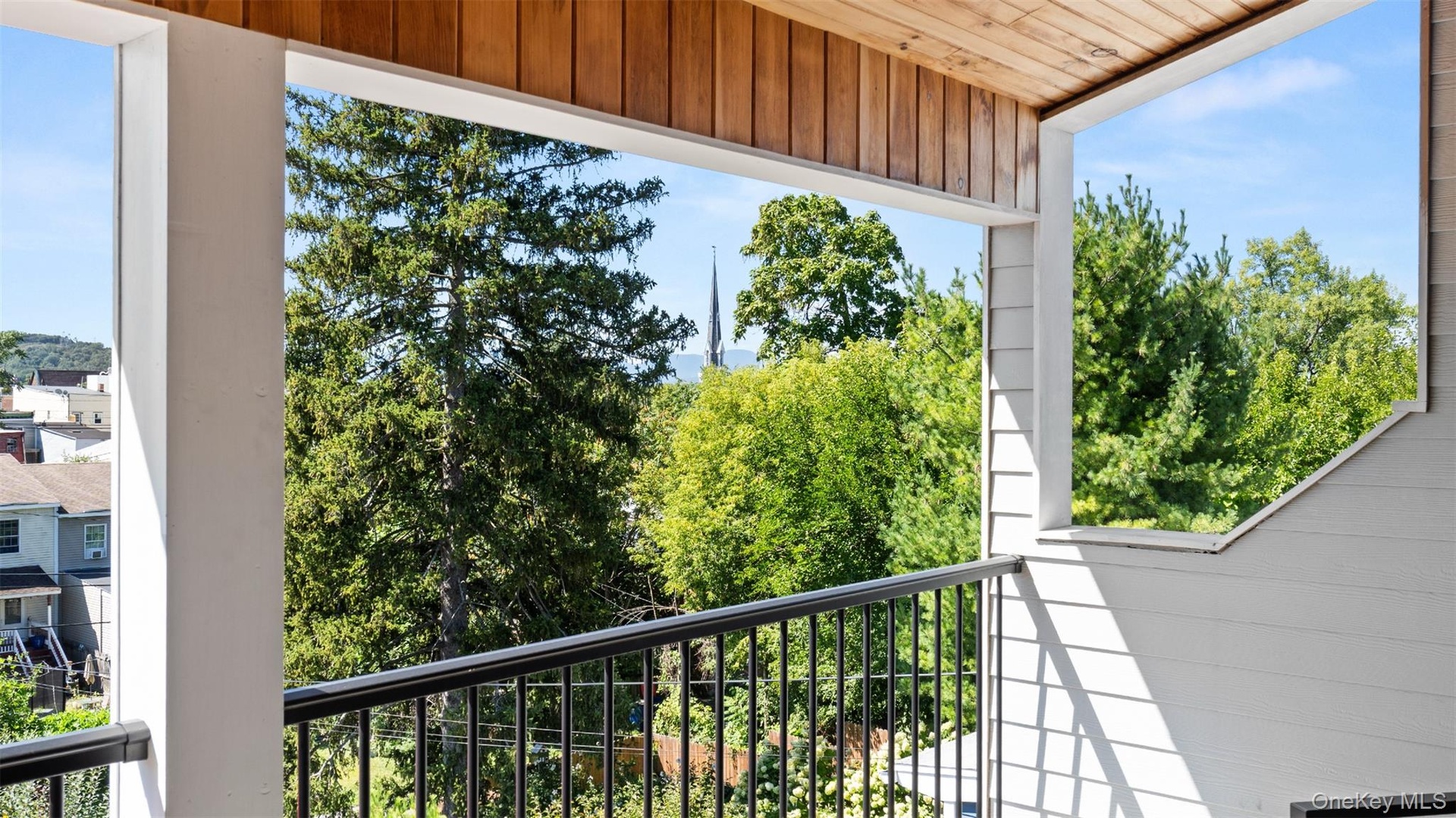 West facing views of sunsets and a peek of the Catskill Mountains.