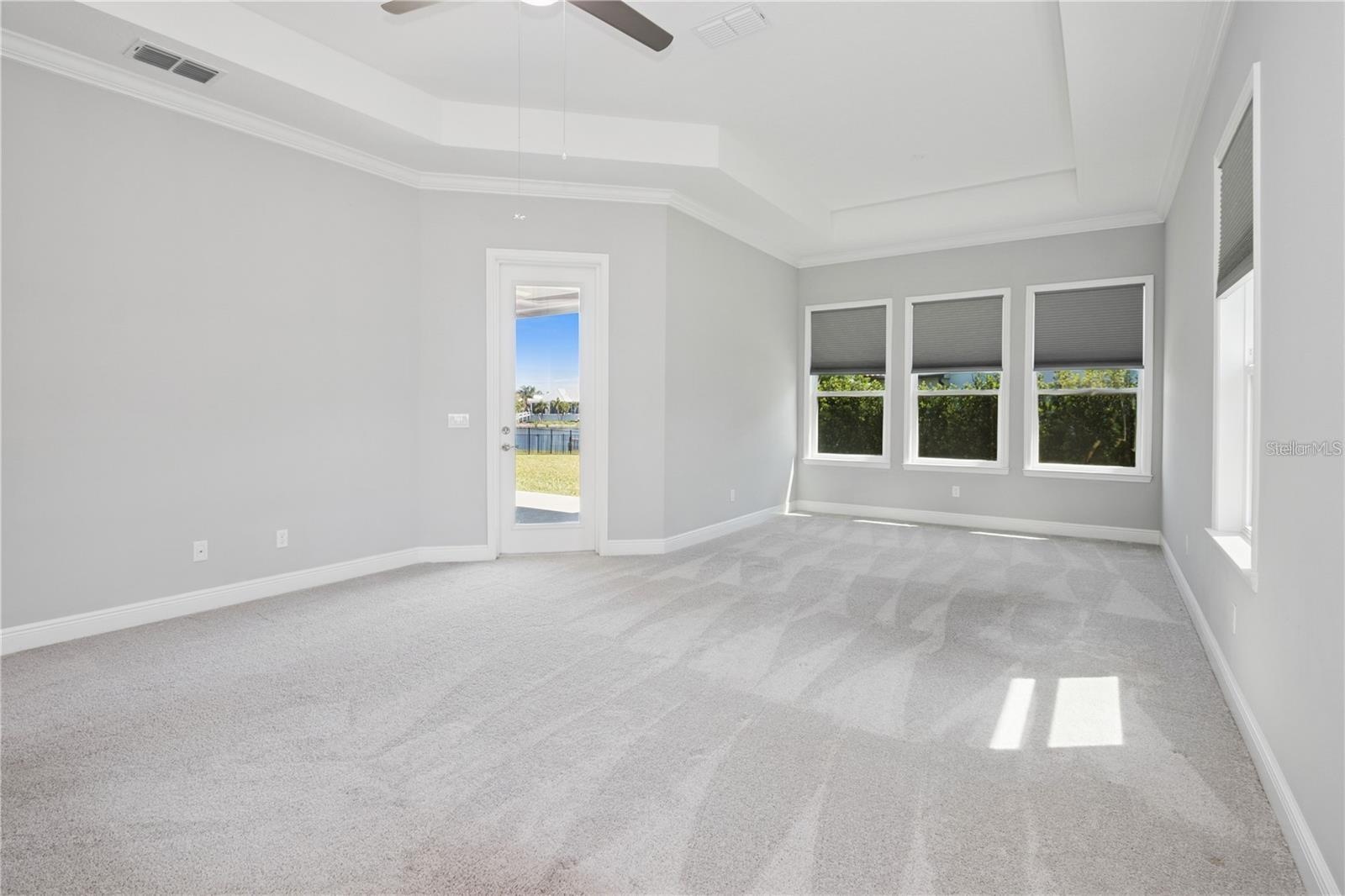 Primary suite with sitting area