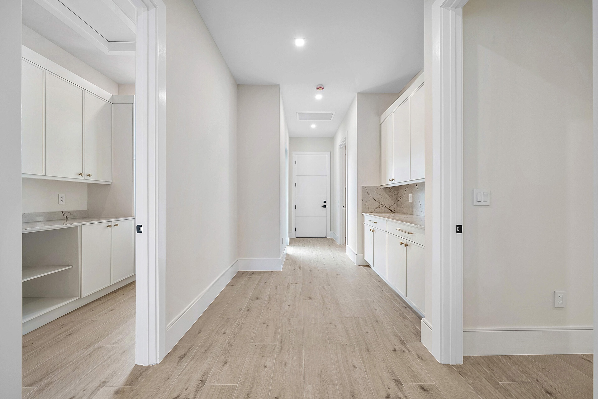 Hallway Mudroom and butlers pantry.