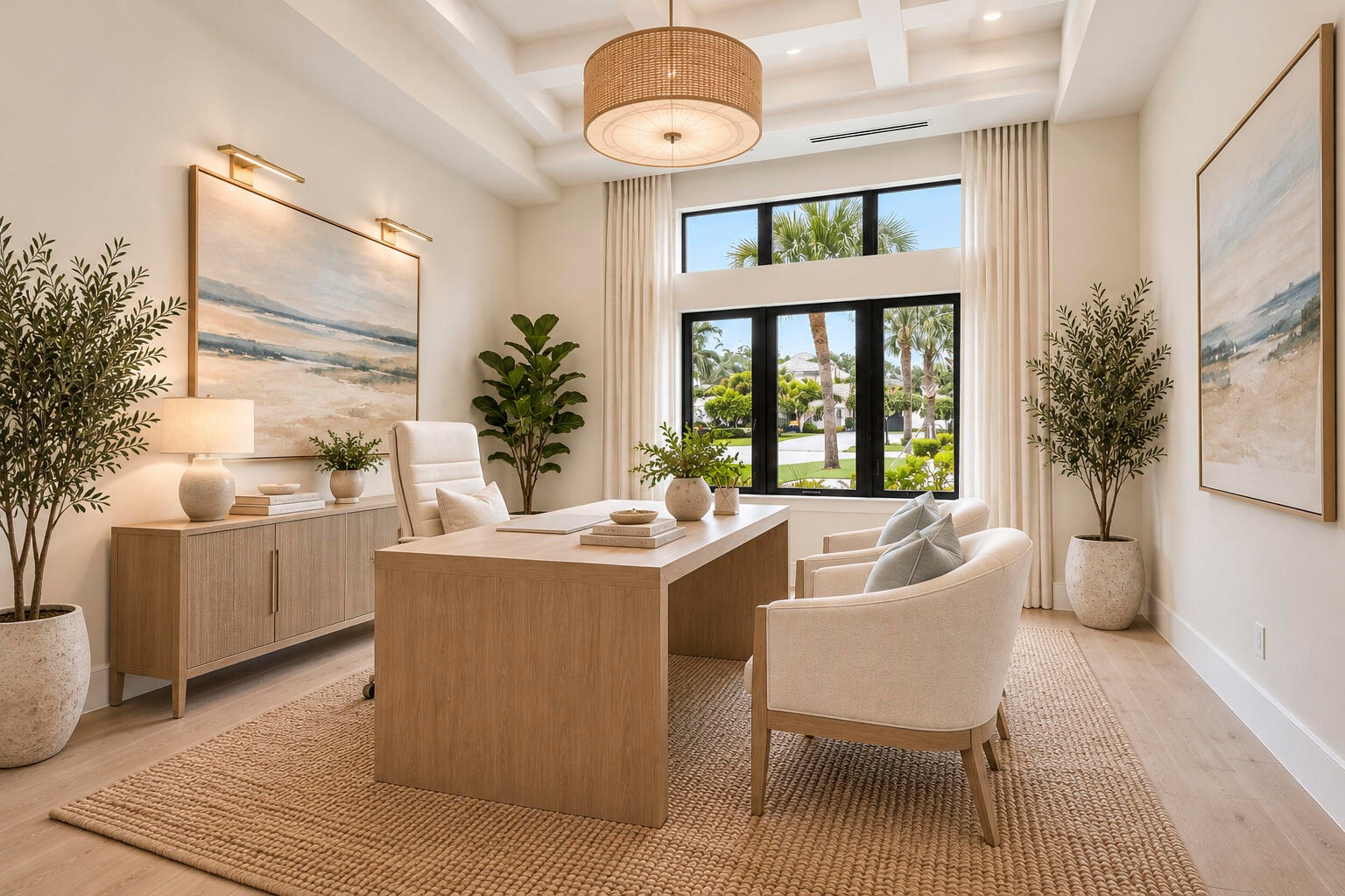 Virtually Staged Office