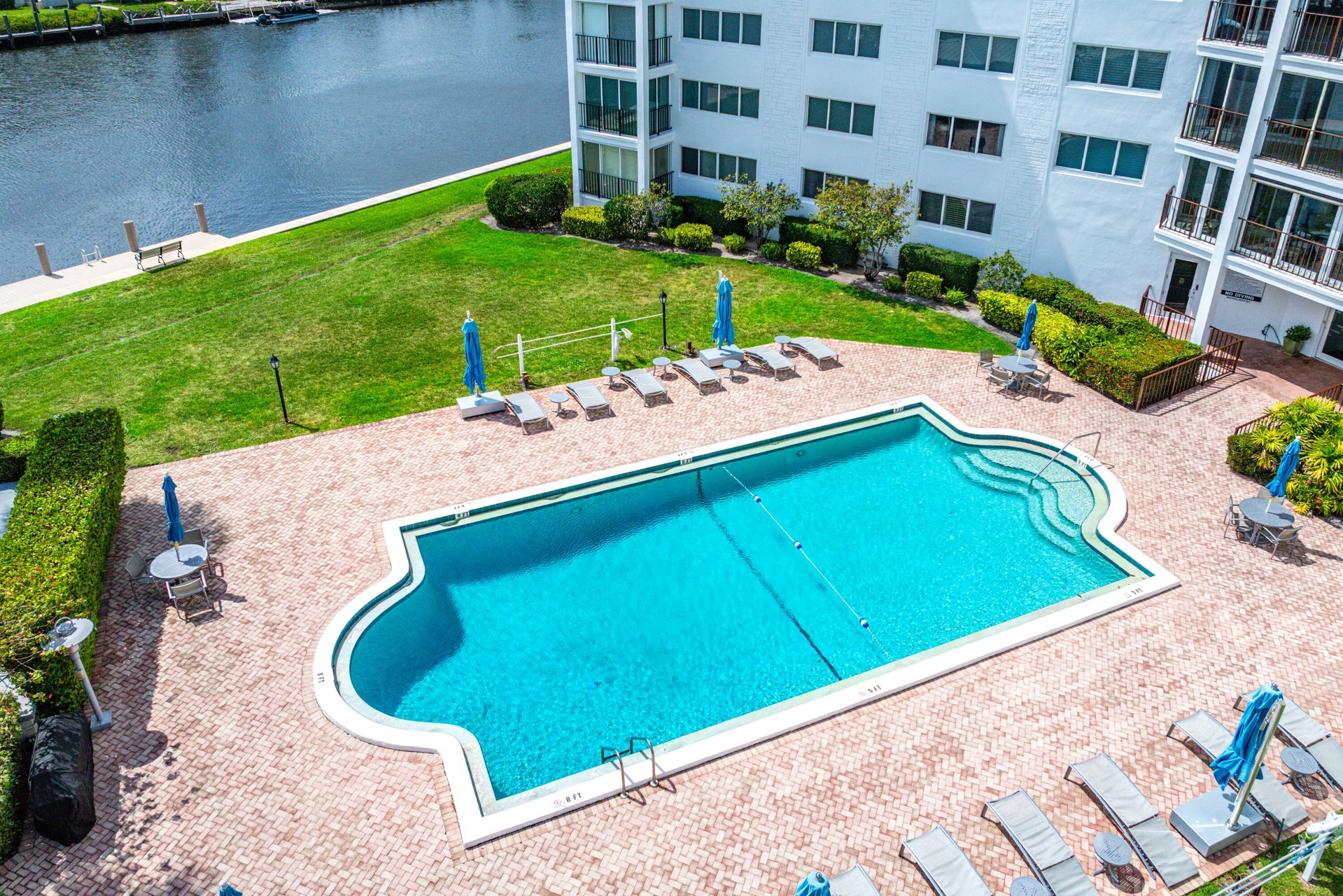 Enjoy the breeze from one of the best pools on the Intracoastal in Delray Beach.
