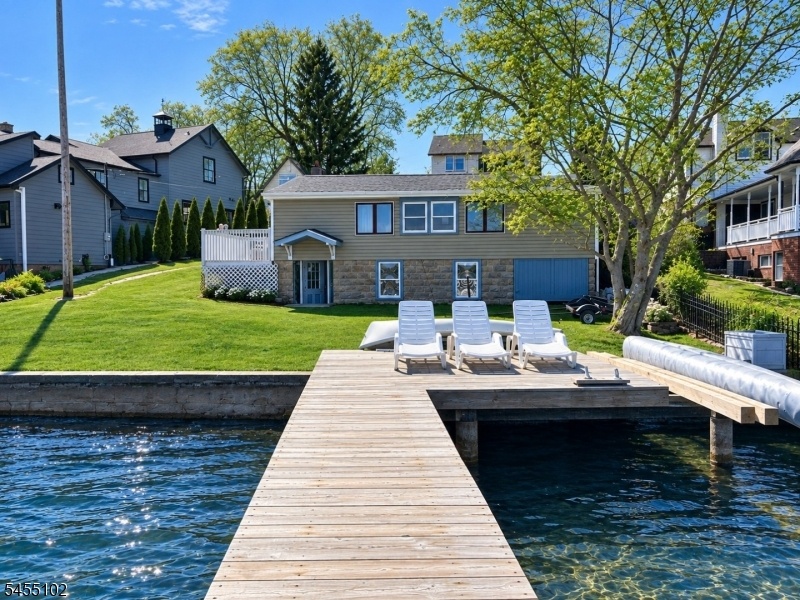 View from dock to back of home