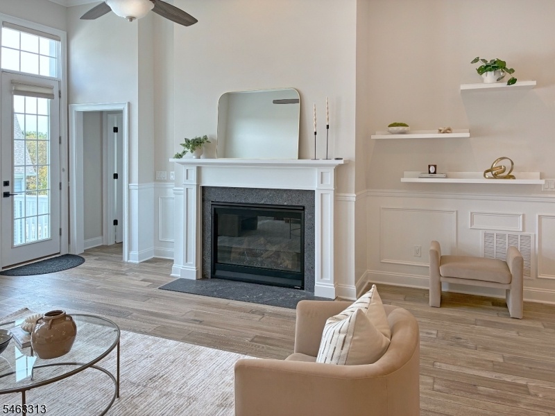Living Room with Gas Fireplace