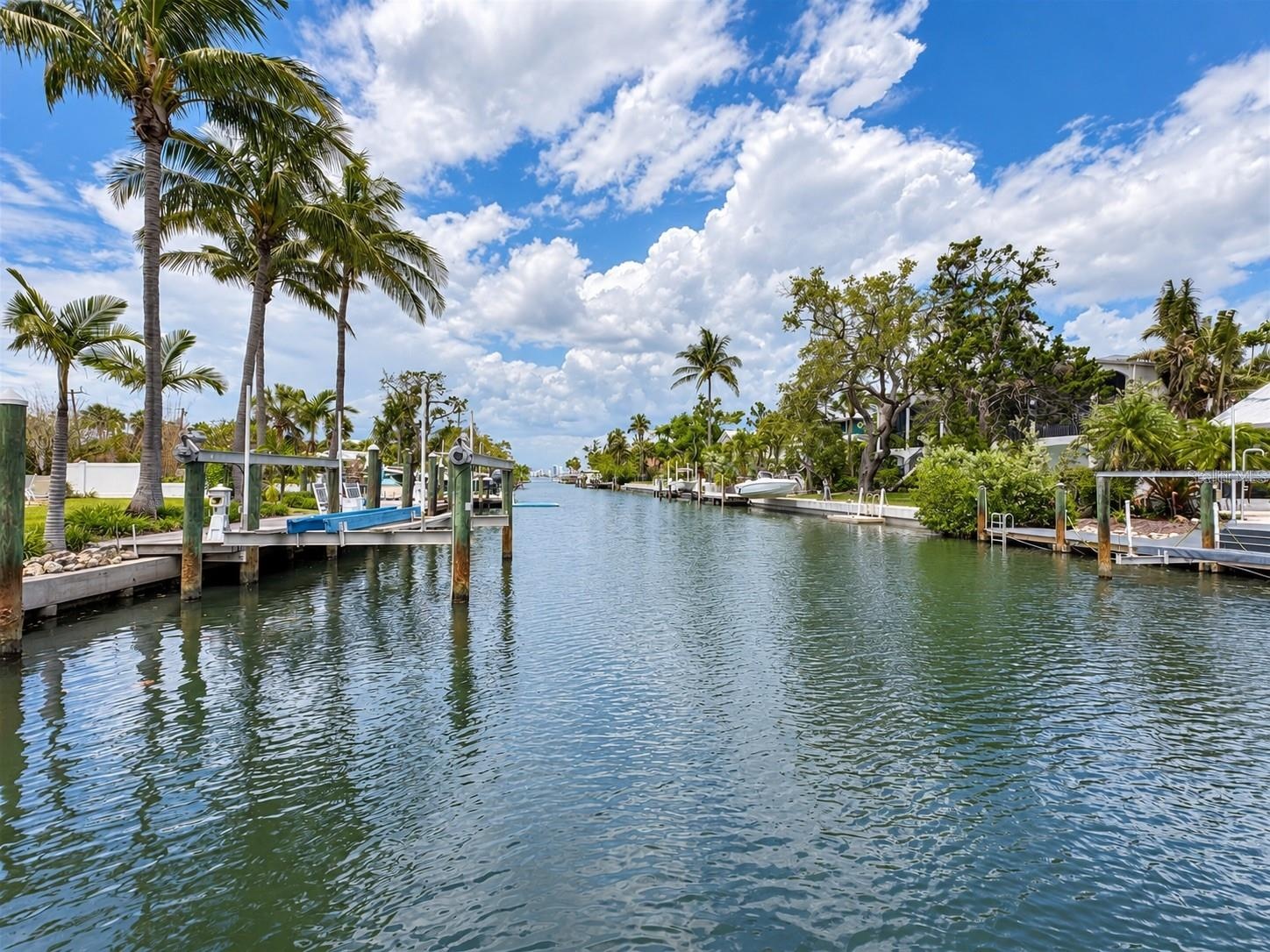 Wide, deepwater canal.
