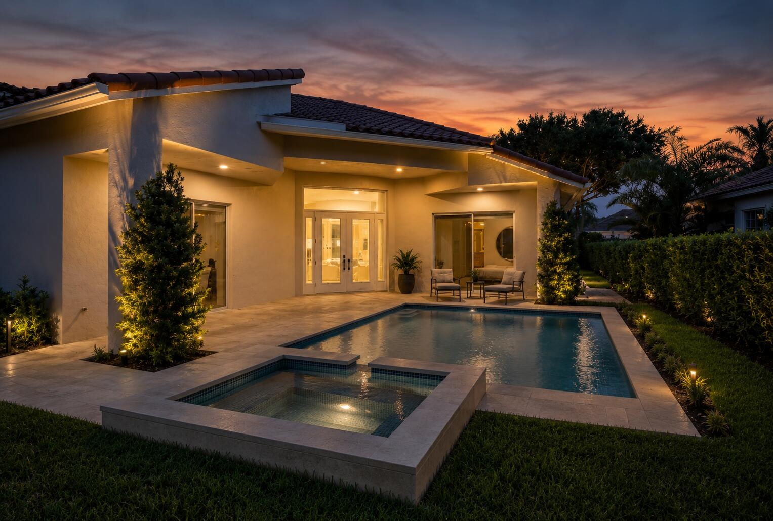 Backyard Pool Rendering