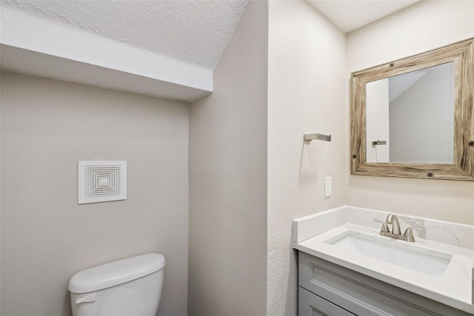 Downstairs half bath