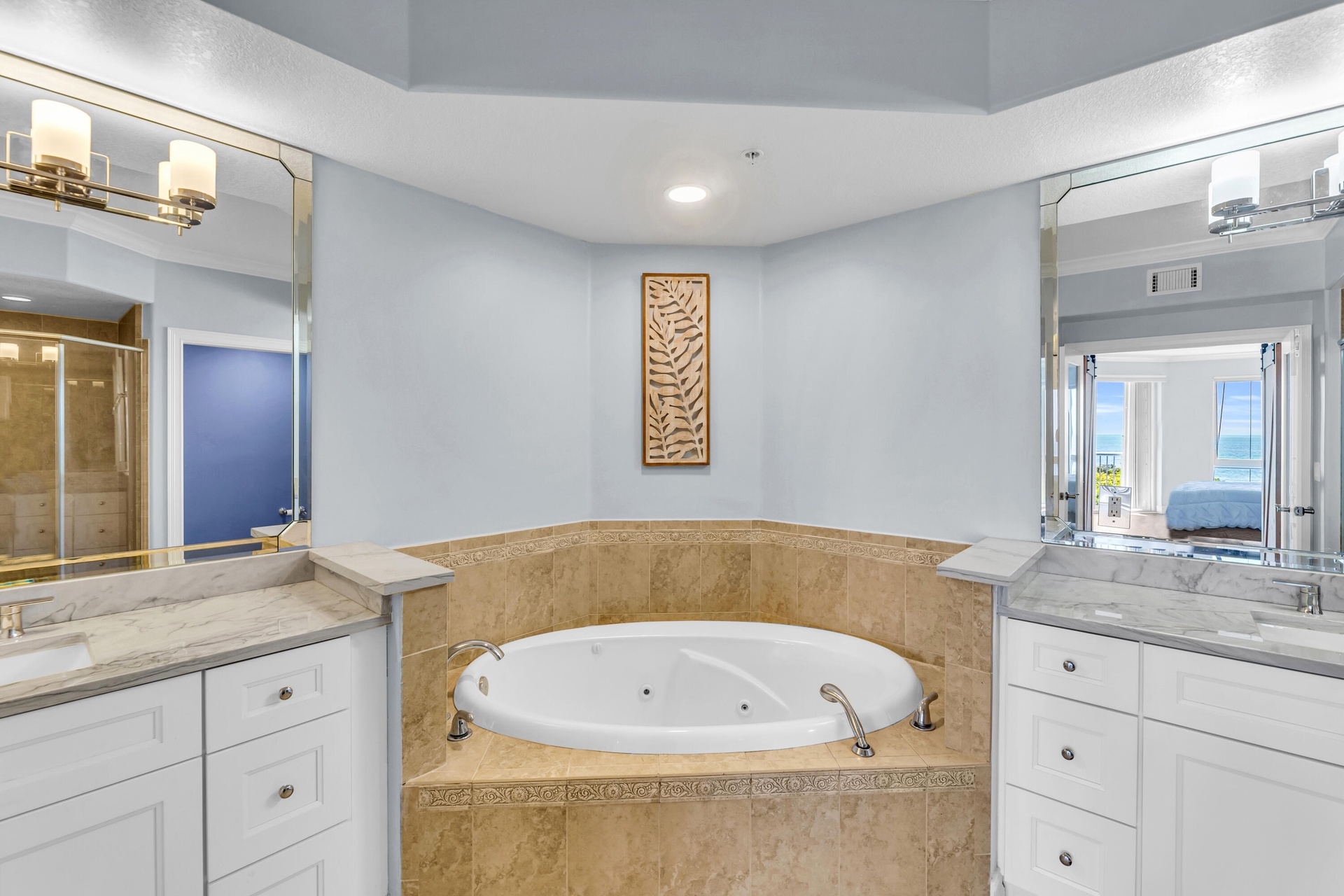Dual Sinks; Dual Closets; Walk-In Shower; Soaking Tub