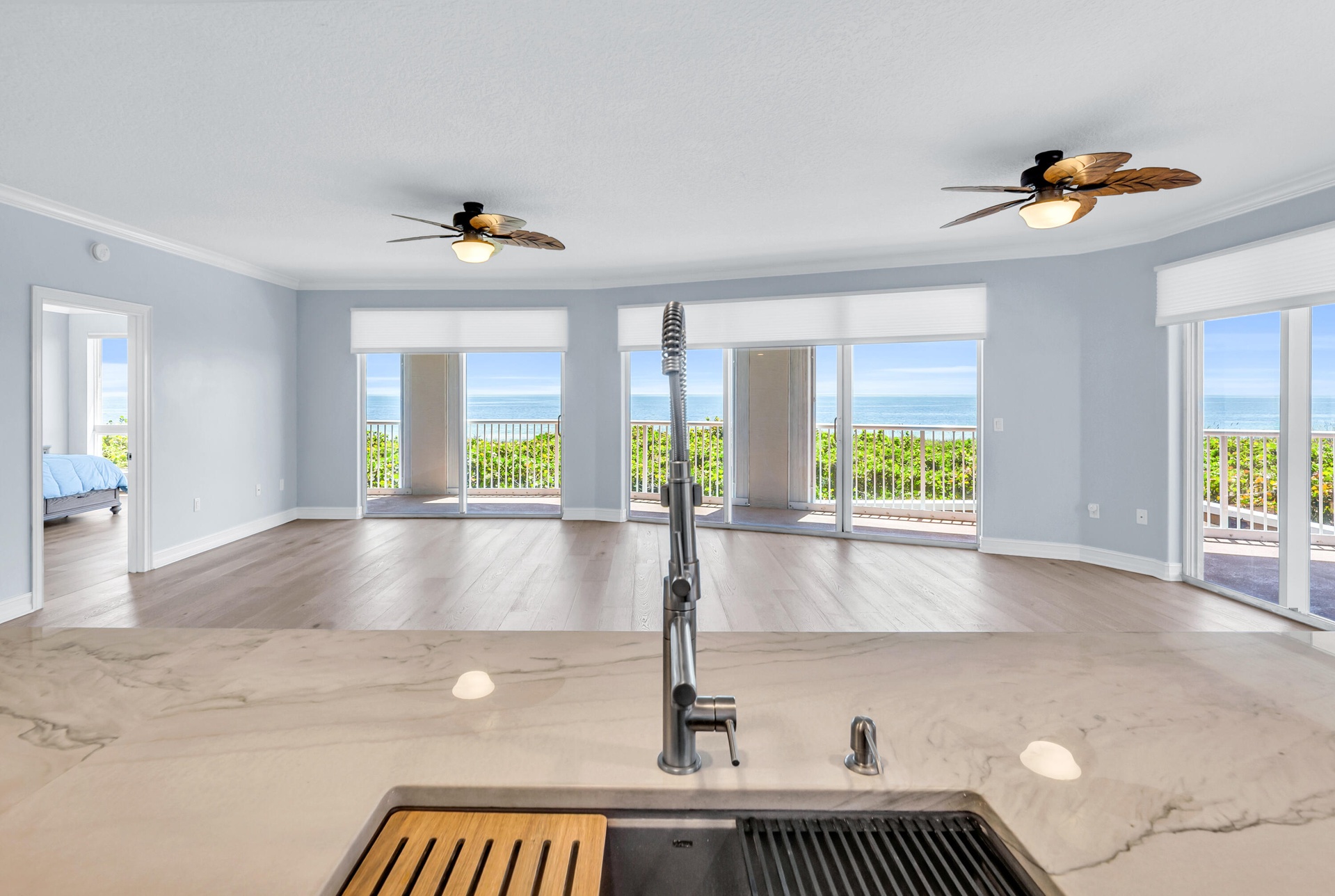 Ocean View from Kitchen
