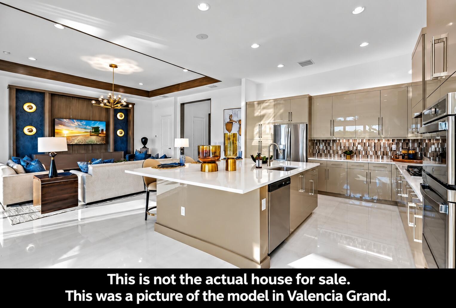 This is not the actual house for sale